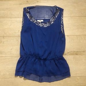 Ya Los Angeles Blouse with Silver Embellishment